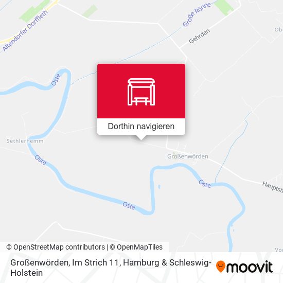 Großenwörden, Im Strich 11 Karte