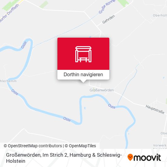 Großenwörden, Im Strich 2 Karte