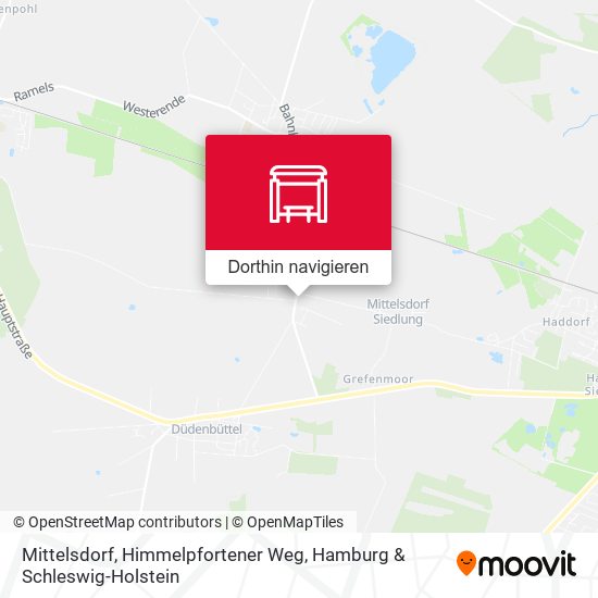Mittelsdorf, Himmelpfortener Weg Karte