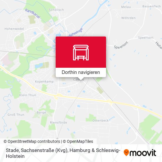 Stade, Sachsenstraße (Kvg) Karte