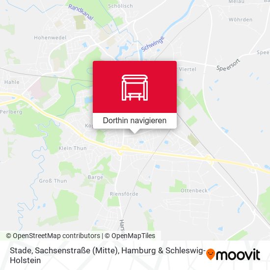 Stade, Sachsenstraße (Mitte) Karte