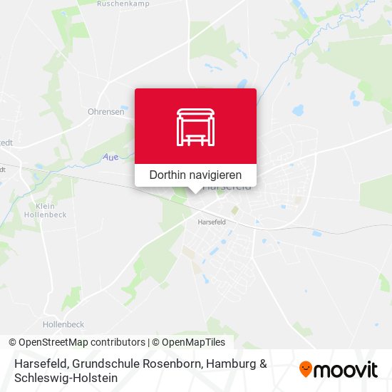 Harsefeld, Grundschule Rosenborn Karte