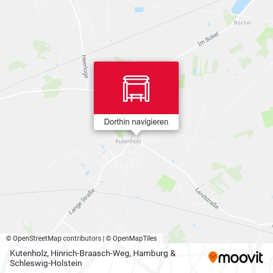 Kutenholz, Hinrich-Braasch-Weg Karte