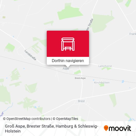 Groß Aspe, Brester Straße Karte