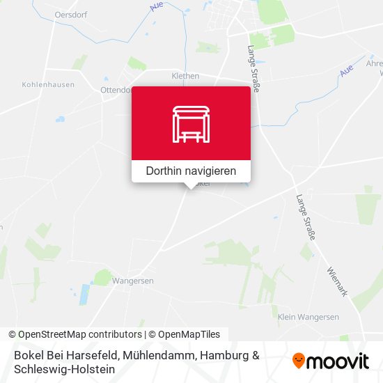 Bokel Bei Harsefeld, Mühlendamm Karte