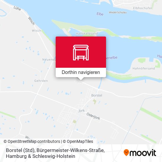 Borstel (Std), Bürgermeister-Wilkens-Straße Karte