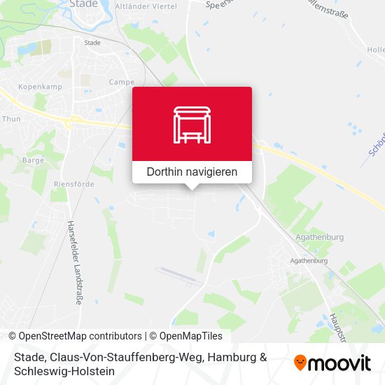 Stade, Claus-Von-Stauffenberg-Weg Karte