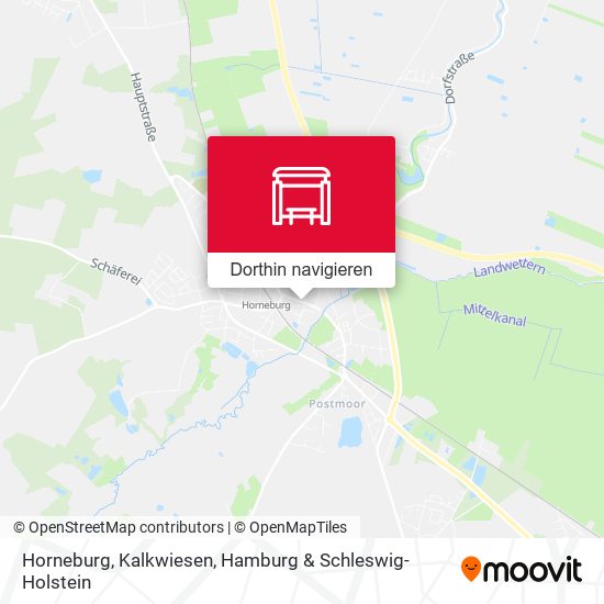 Horneburg, Kalkwiesen Karte