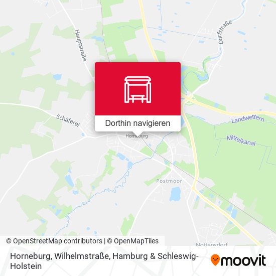 Horneburg, Wilhelmstraße Karte