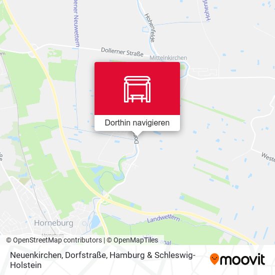 Neuenkirchen, Dorfstraße Karte