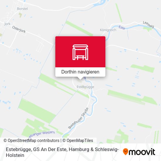 Estebrügge, GS An Der Este Karte