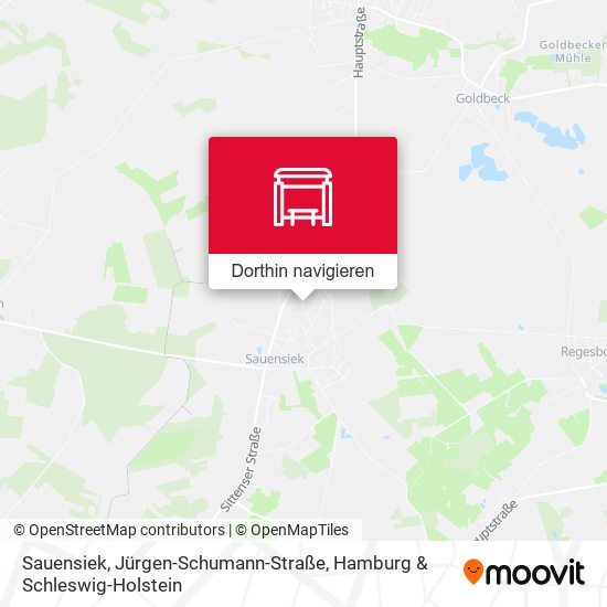 Sauensiek, Jürgen-Schumann-Straße Karte