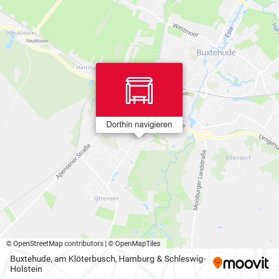 Buxtehude, am Klöterbusch Karte