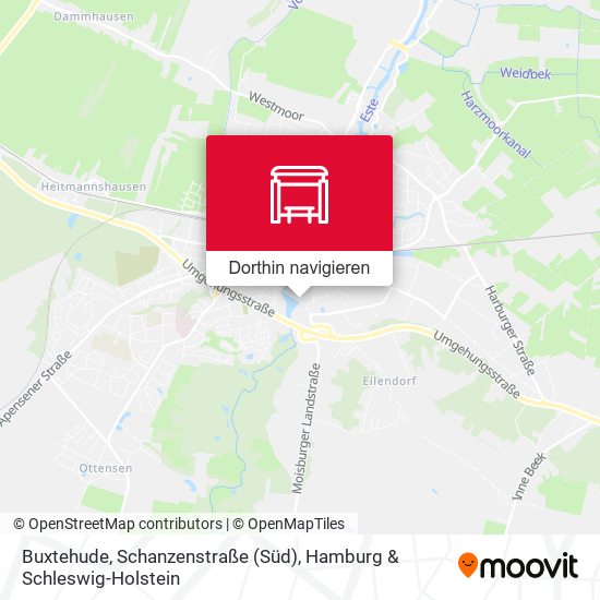 Buxtehude, Schanzenstraße (Süd) Karte