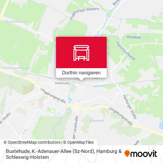 Buxtehude, K.-Adenauer-Allee (Sz-Nord) Karte