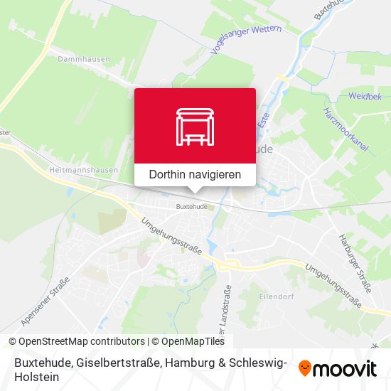Buxtehude, Giselbertstraße Karte