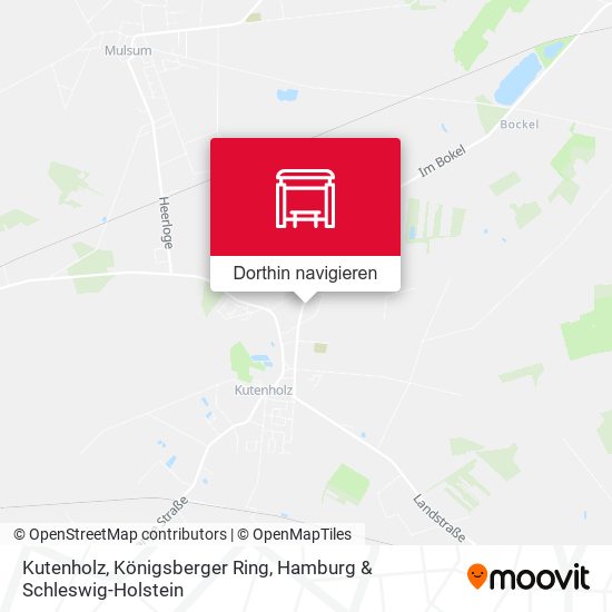 Kutenholz, Königsberger Ring Karte