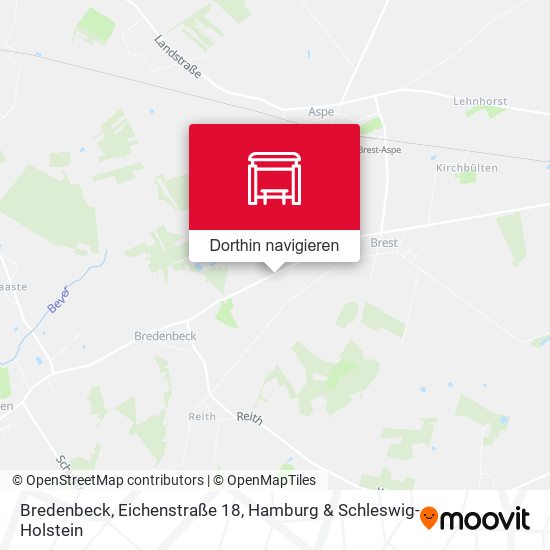 Bredenbeck, Eichenstraße 18 Karte