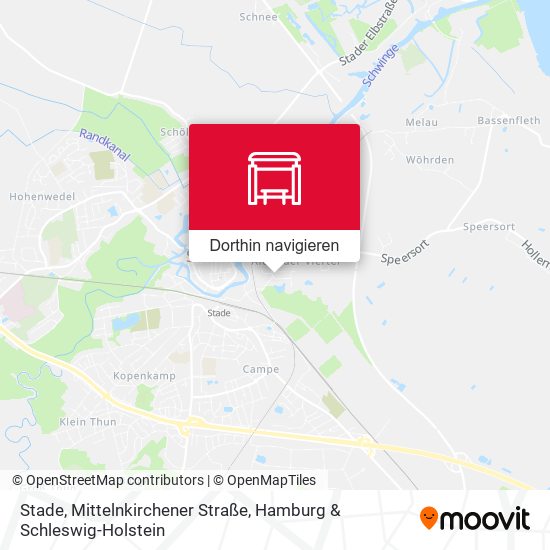 Stade, Mittelnkirchener Straße Karte