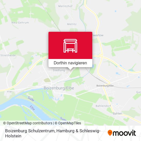 Boizenburg Schulzentrum Karte