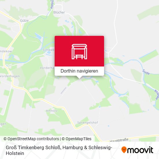 Groß Timkenberg Schloß Karte