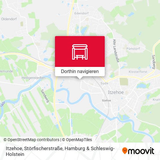 Itzehoe, Störfischerstraße Karte