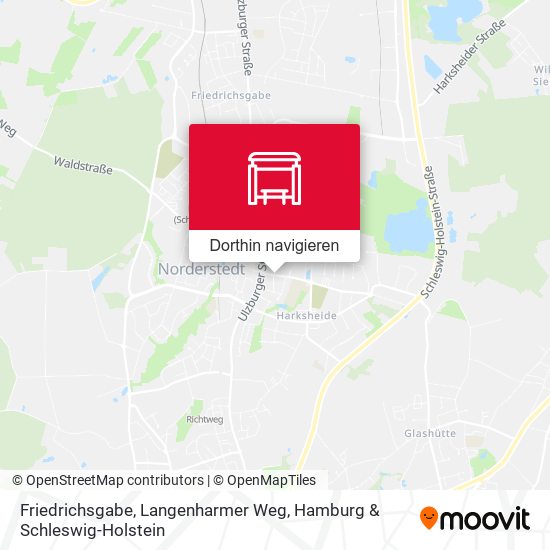 Friedrichsgabe, Langenharmer Weg Karte