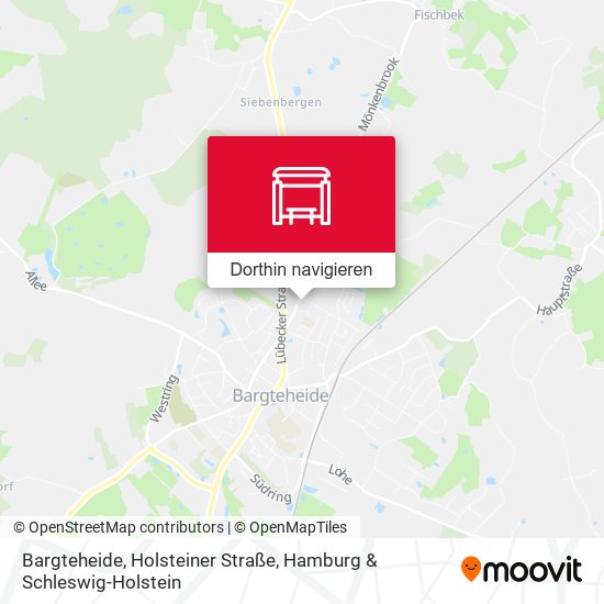 Bargteheide, Holsteiner Straße Karte