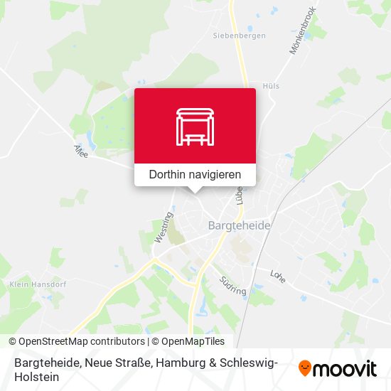 Bargteheide, Neue Straße Karte