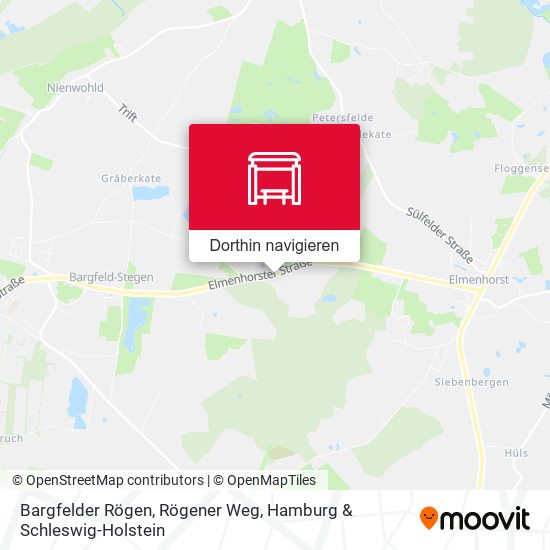 Bargfelder Rögen, Rögener Weg Karte