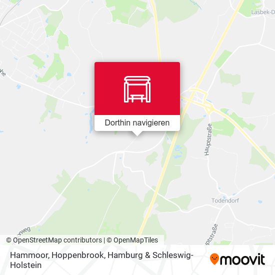 Hammoor, Hoppenbrook Karte