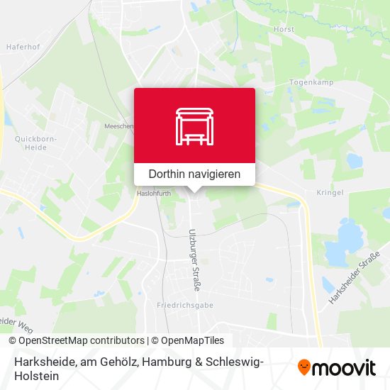 Harksheide, am Gehölz Karte