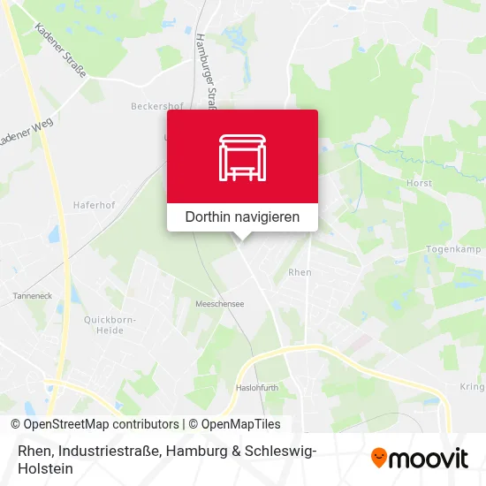 Rhen, Industriestraße Karte