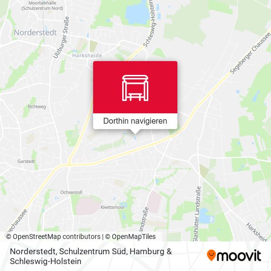 Norderstedt, Schulzentrum Süd Karte