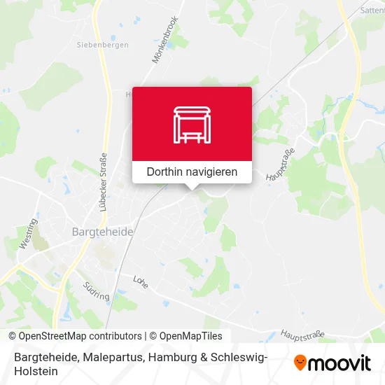 Bargteheide, Malepartus Karte