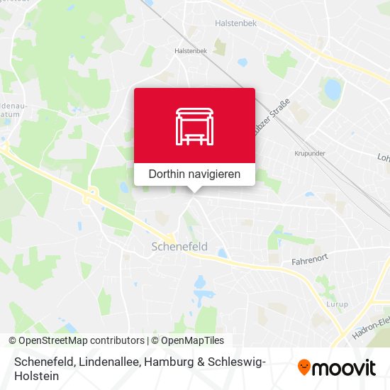 Schenefeld, Lindenallee Karte