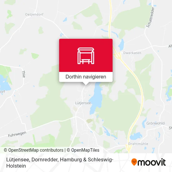 Lütjensee, Dornredder Karte