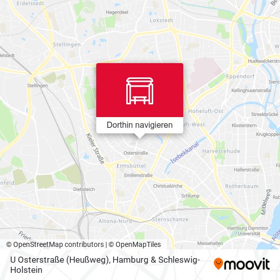 U Osterstraße (Heußweg) Karte
