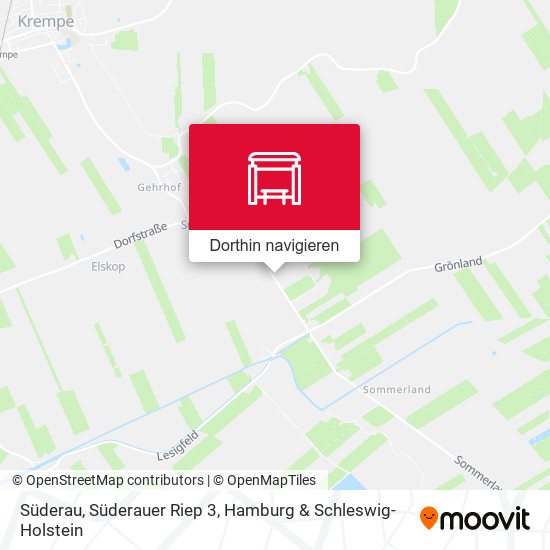 Süderau, Süderauer Riep 3 Karte