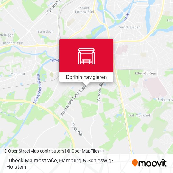 Lübeck Malmöstraße Karte