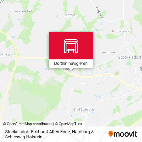 Stockelsdorf-Eckhorst Altes Ende Karte