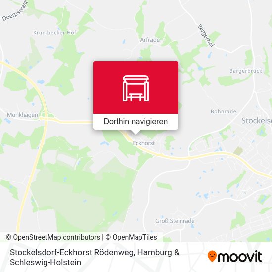 Stockelsdorf-Eckhorst Rödenweg Karte