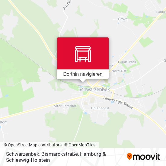 Schwarzenbek, Bismarckstraße Karte