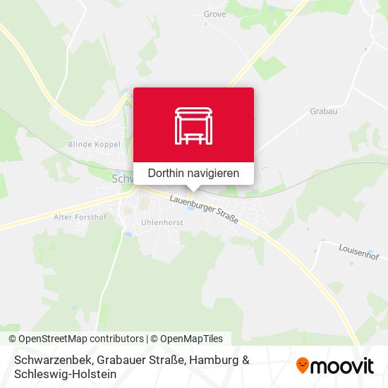 Schwarzenbek, Grabauer Straße Karte