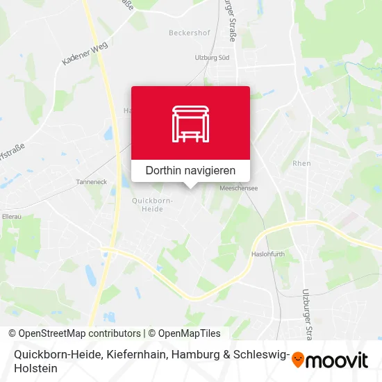 Quickborn-Heide, Kiefernhain Karte