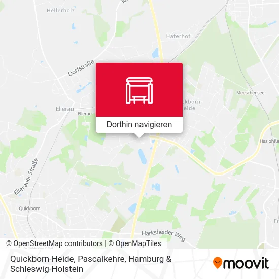 Quickborn-Heide, Pascalkehre Karte