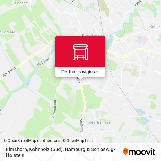 Elmshorn, Köhnholz (Süd) Karte