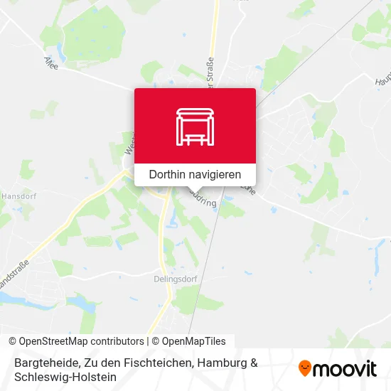 Bargteheide, Zu den Fischteichen Karte