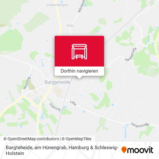 Bargteheide, am Hünengrab Karte