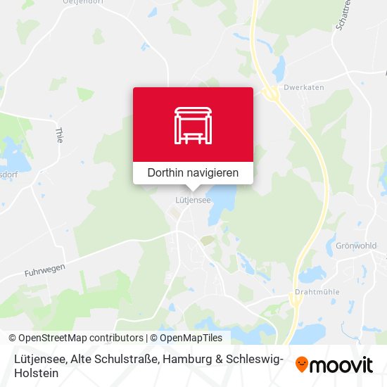 Lütjensee, Alte Schulstraße Karte